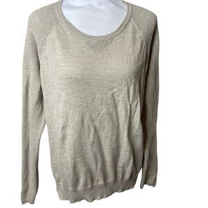 Athleta Bhakta sweater oatmeal medium